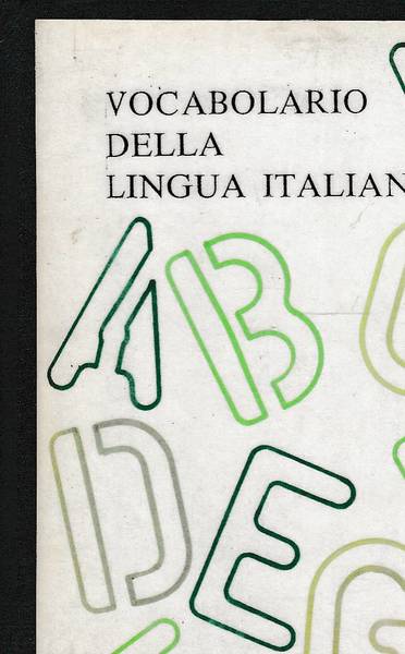 Vocabolario della lingua italiana