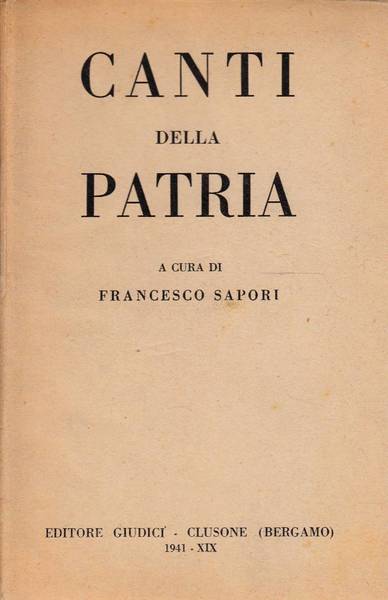 Canti della patria