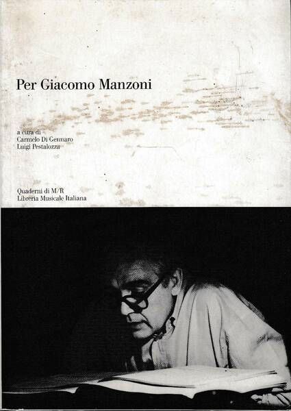 Per Giacomo Manzoni