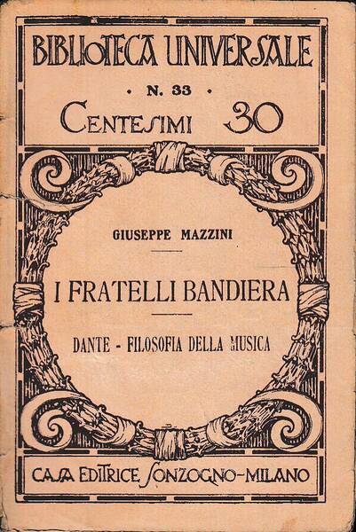 I Fratelli Bandiera - Dante - Filosofia della musica