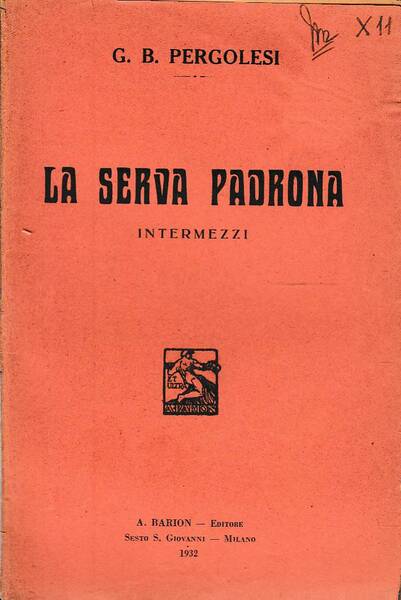 La serva padrona intermezzi