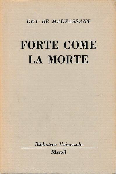 Forte come la morte