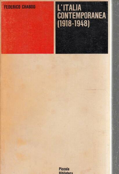 L'Italia contemporanea (1918-1948)