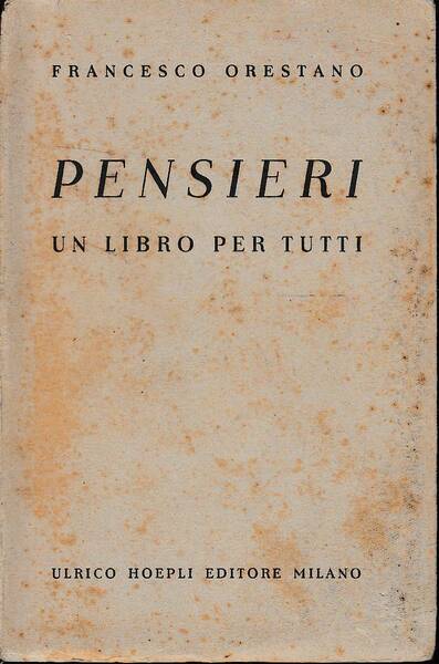 Pensieri. Un libro per tutti