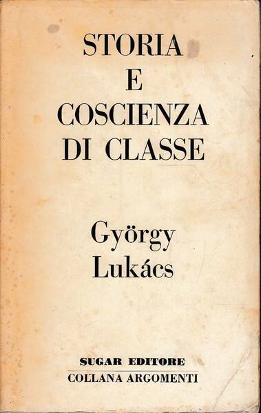Storia e coscienza di classe