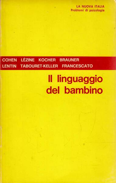 IL LINGUAGGIO DEL BAMBINO