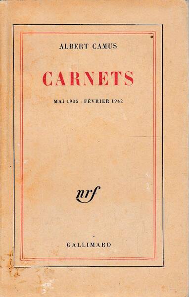Carnets. May 1935 - Février 1942