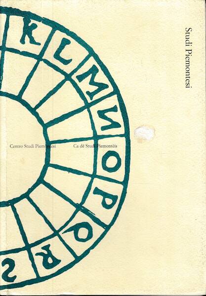 STUDI PIEMONTESI. Rassegna di lettere, storia, arti e varia umanità. …