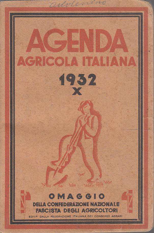 Agenda agricola 1932- X