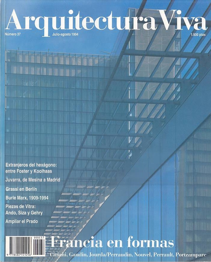 Arquitectura Viva n. 37, julio-agosto 1994. Francia en formas, Ciriani, …
