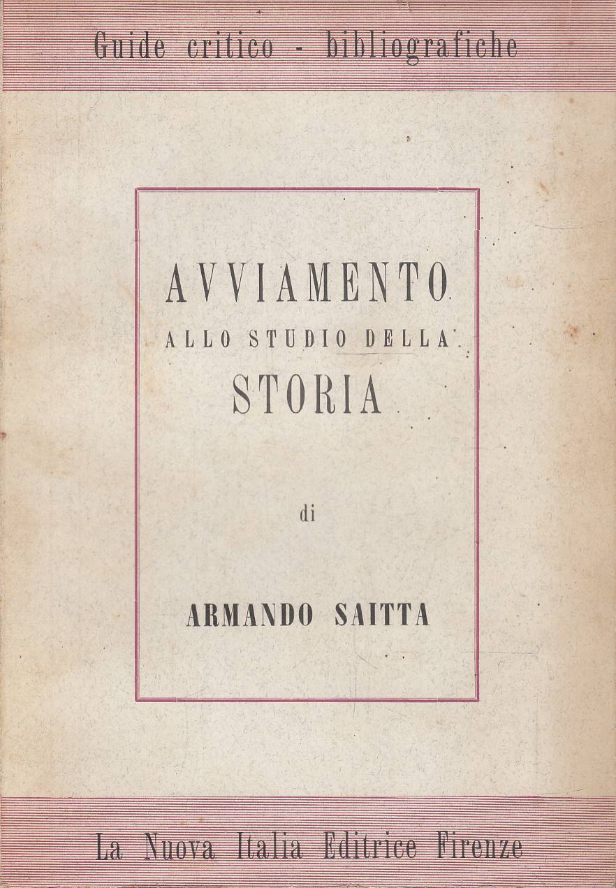 Avviamento allo studio della storia - Dall'antichità all'età moderna