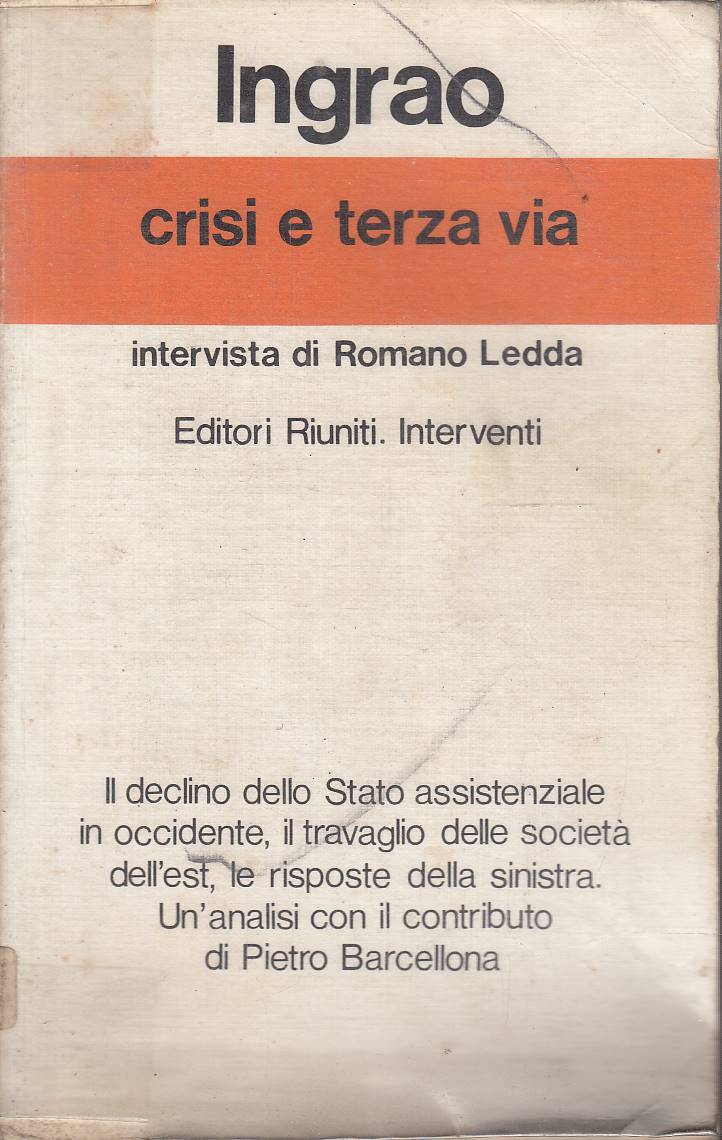 Crisi e terza via. Intervista di Romano Ledda