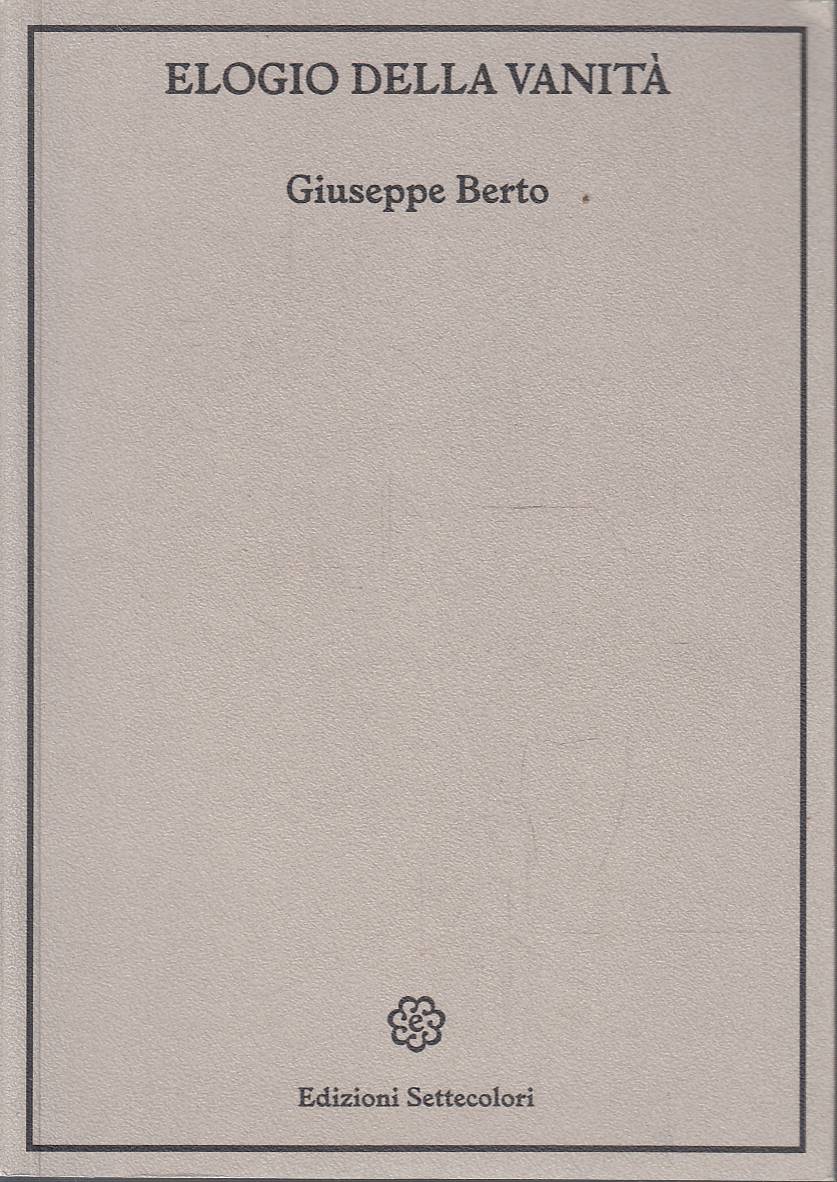 Elogio della vanità