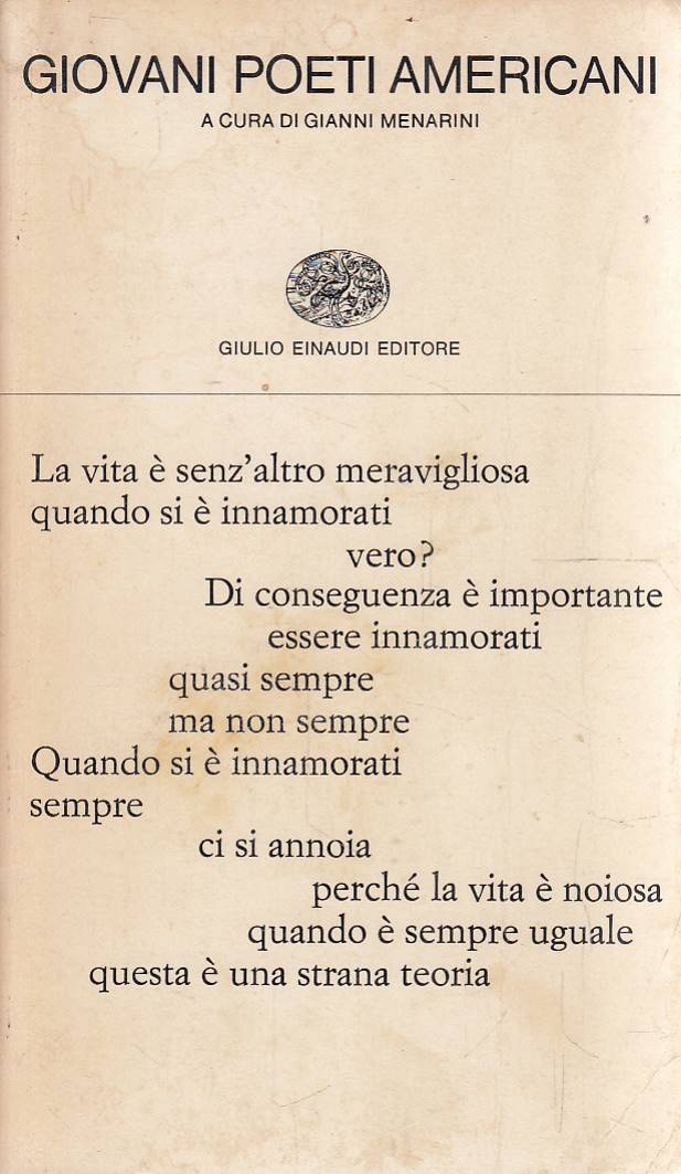 Giovani poeti americani
