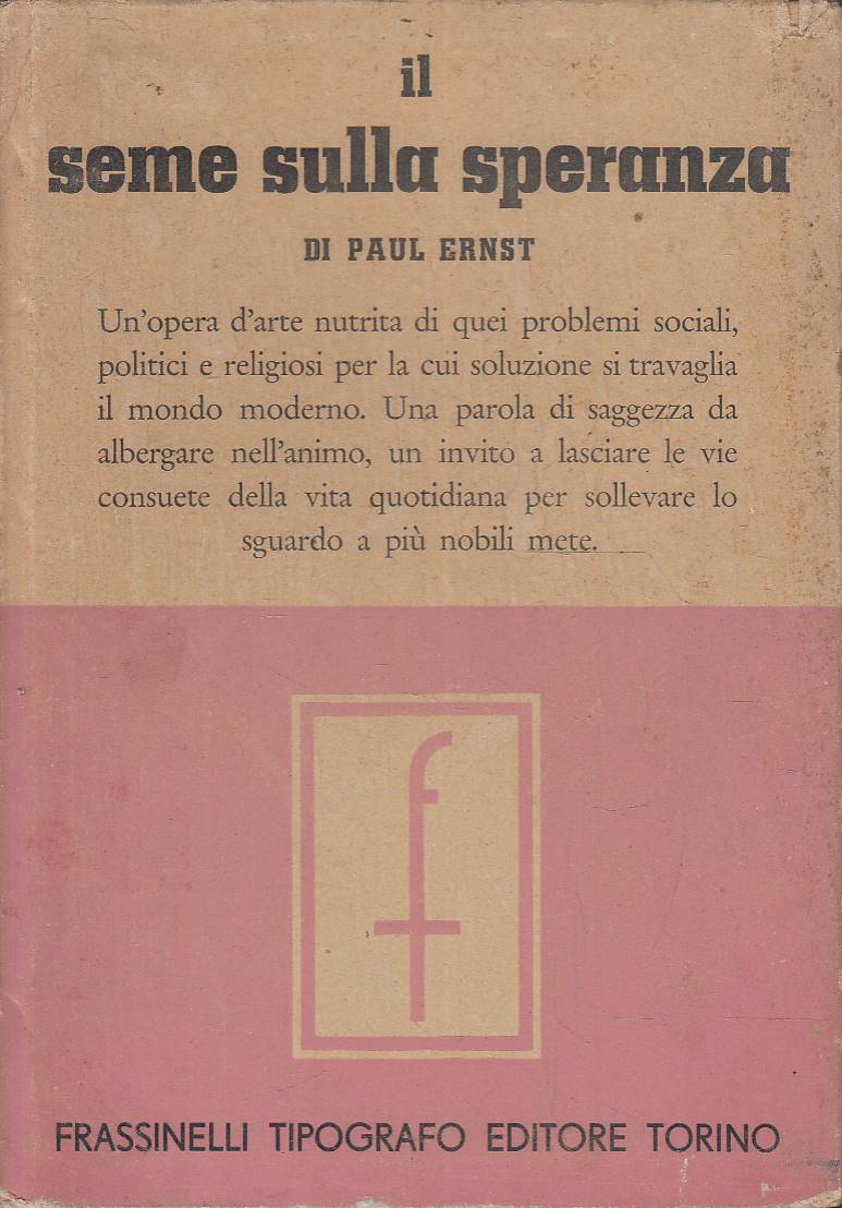 Il seme sulla speranza