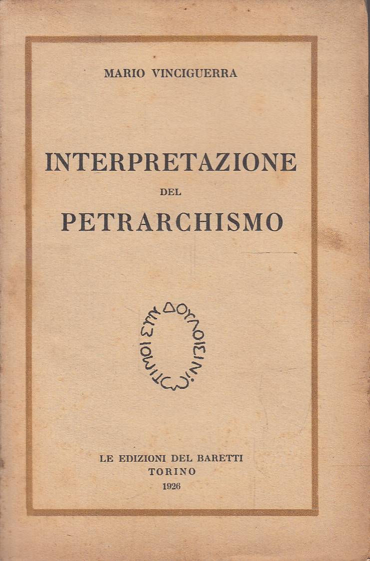 Interpretazione del petrarchismo