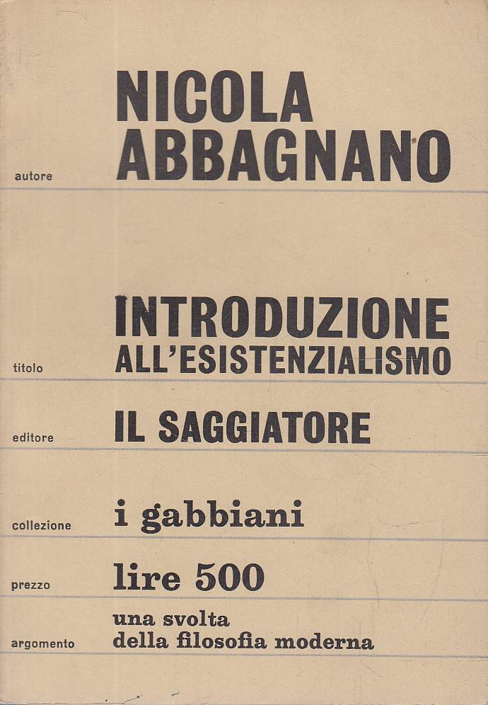 Introduzione all'esistenzialismo