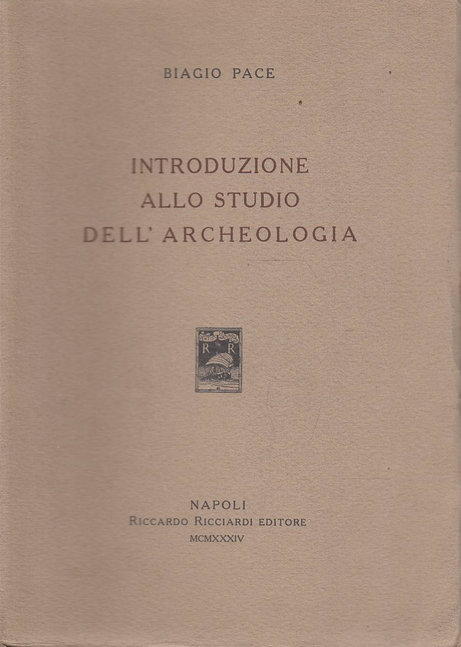 Introduzione allo studio dell'archeologia
