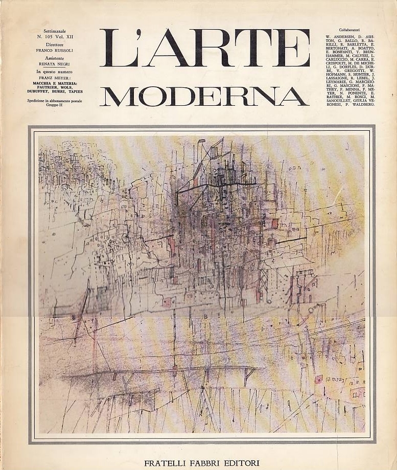 L'arte moderna n. 105 vol. XII