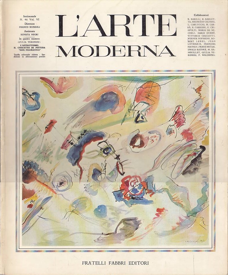 L'arte moderna n. 46 vol. VI
