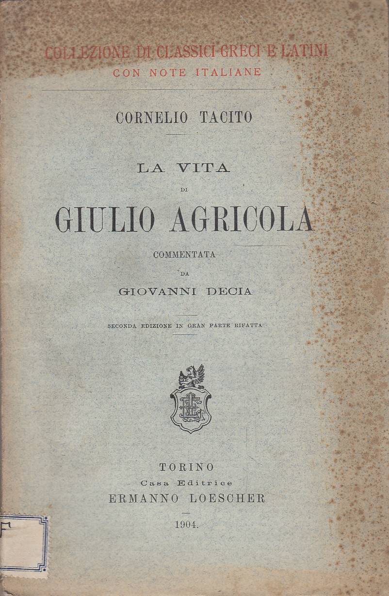 La vita di Giulio Agricola