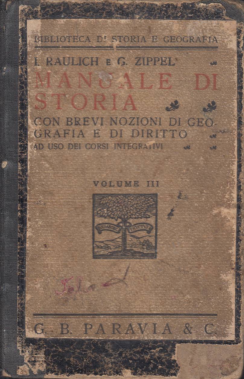 MANUALE DI STORIA CON BREVI NOZIONI DI GEOGRAFIA E DI …