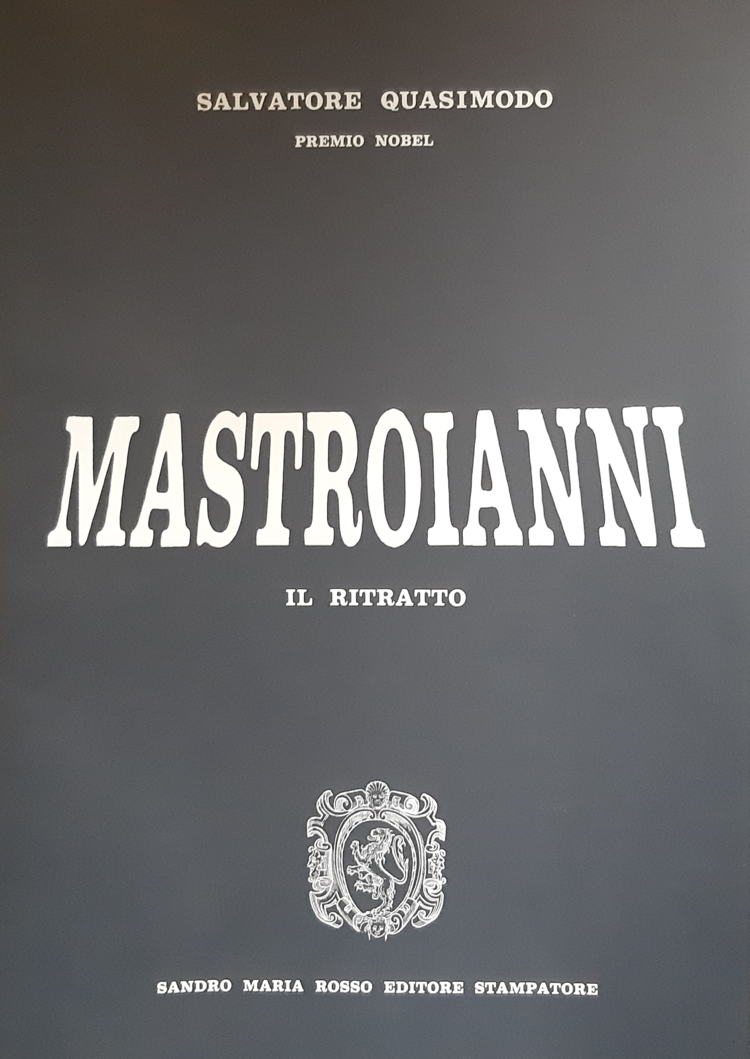 MASTROIANNI. Il Ritratto.