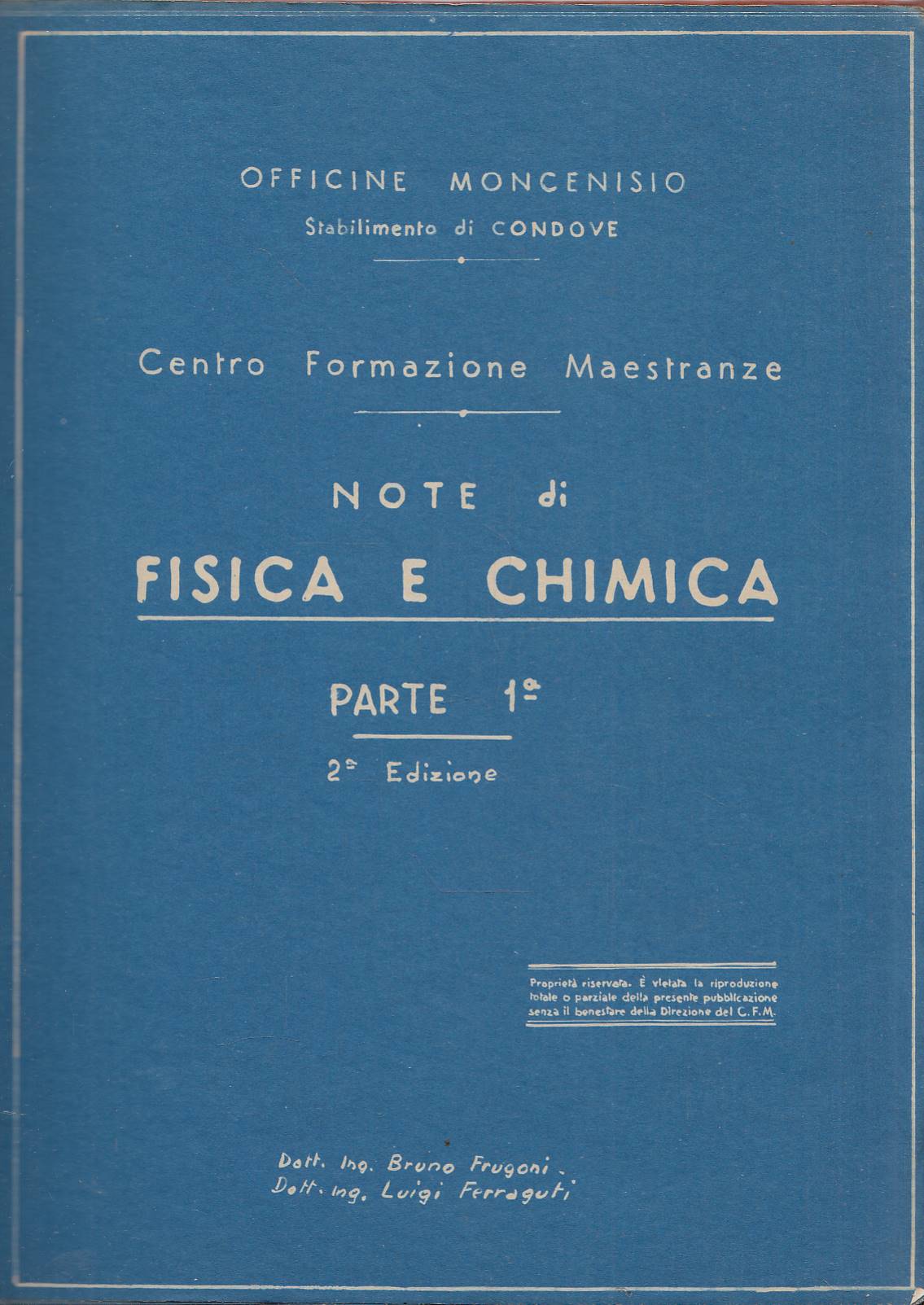 Note di Fisica e Chimica - Parte I