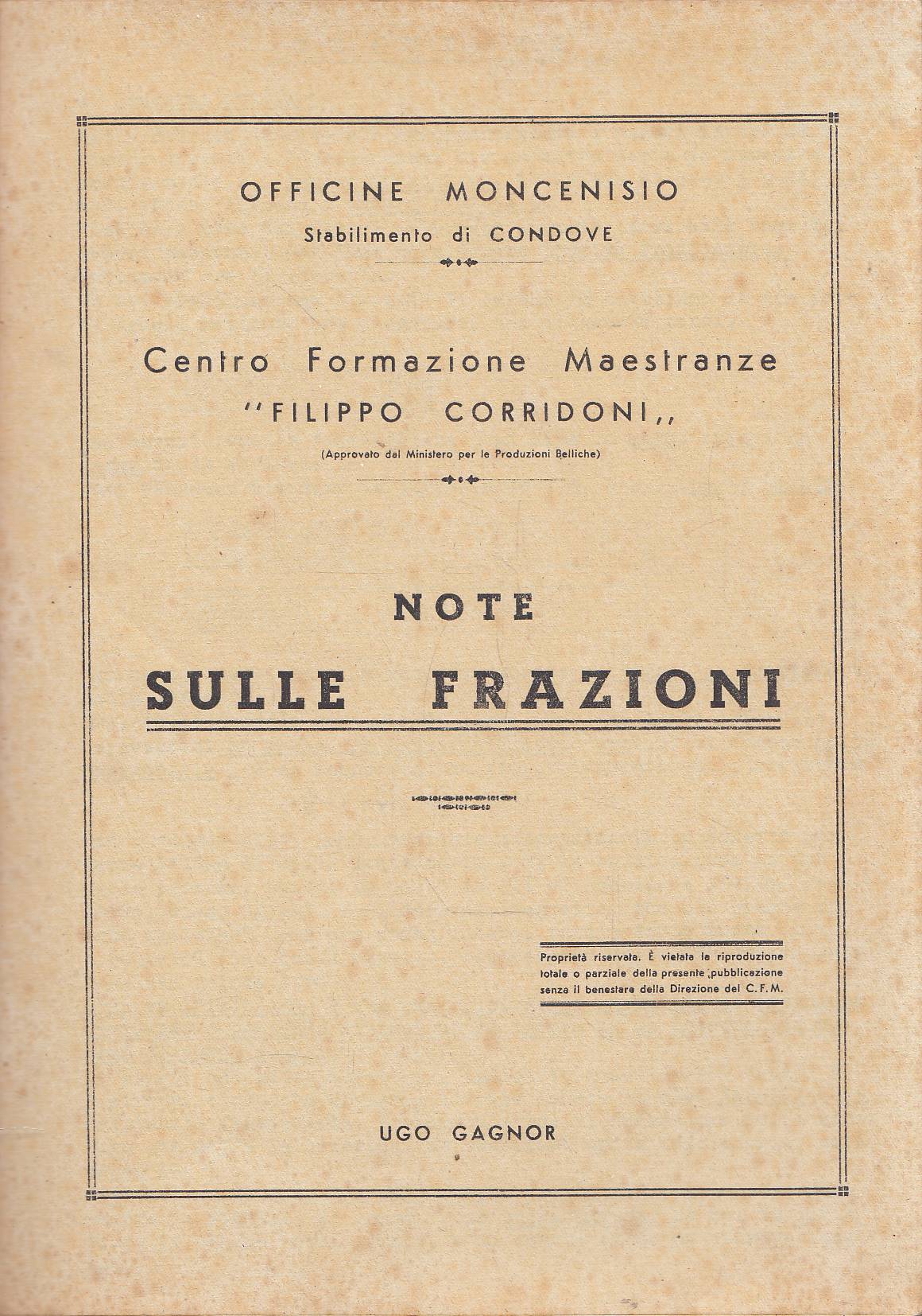 Note sulle frazioni