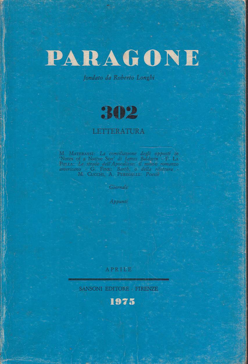 Paragone N. 302 Letteratura - Rivista Mensile di Arte Figurativa …
