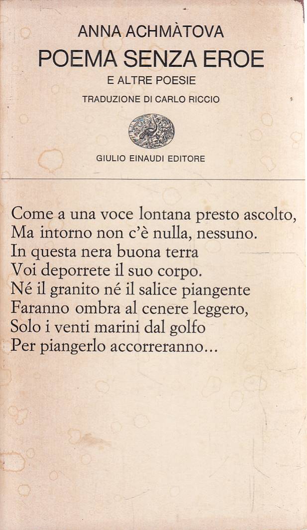 Poema senza eroe e altre poesie