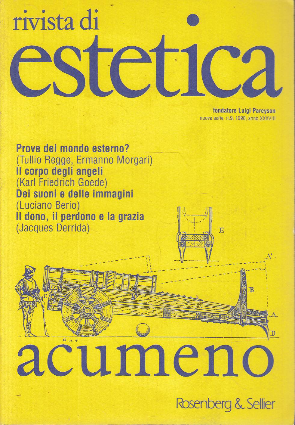 Rivista di estetica n. 9 1998