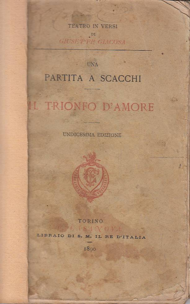 Una partita a scacchi. Il trionfo d'amore