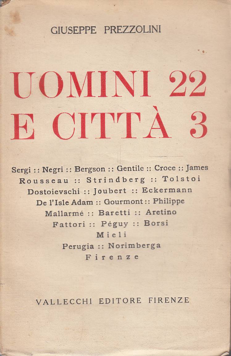 Uomini 22 e città 3