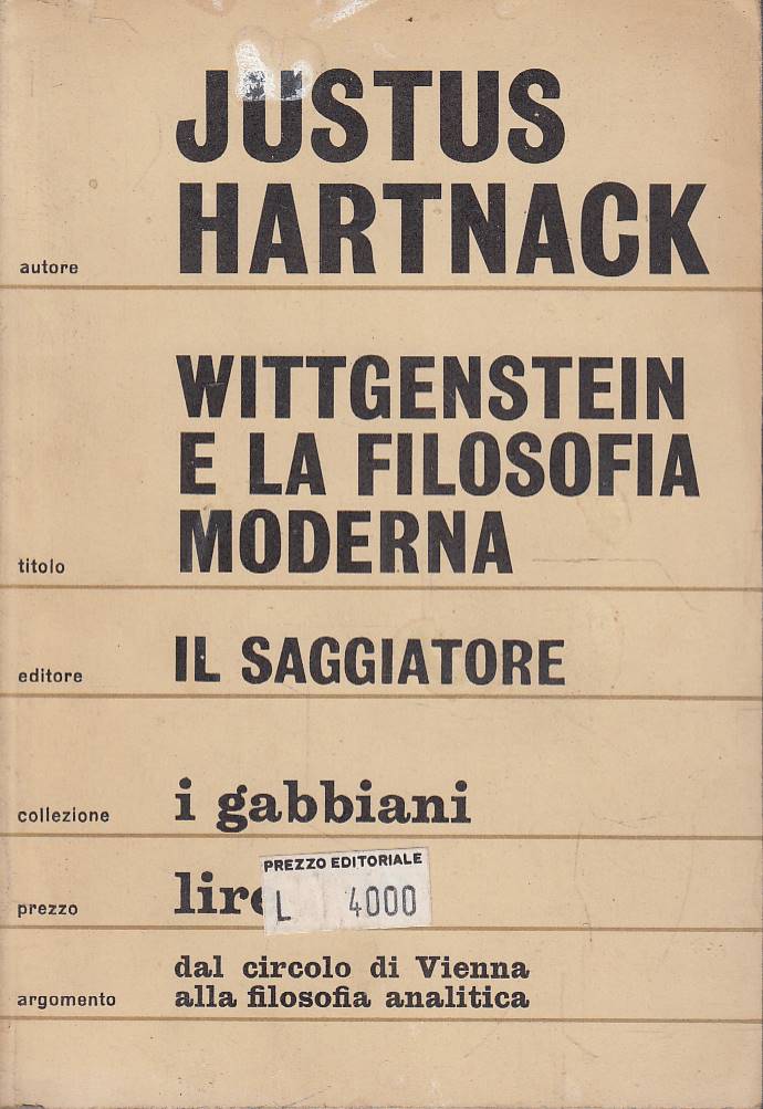 Wittgenstein e la filosofia moderna