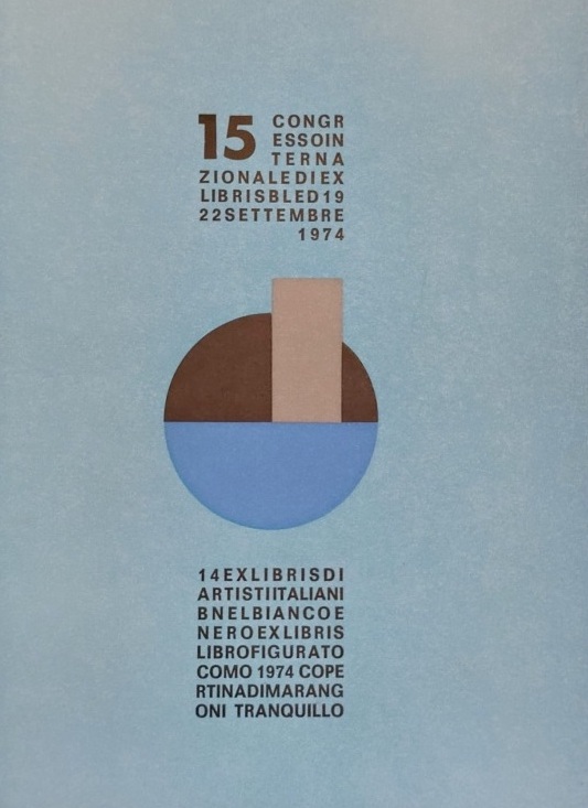 15 Congresso internazionale di exlibris Bled 19-22 Settembre 1974.