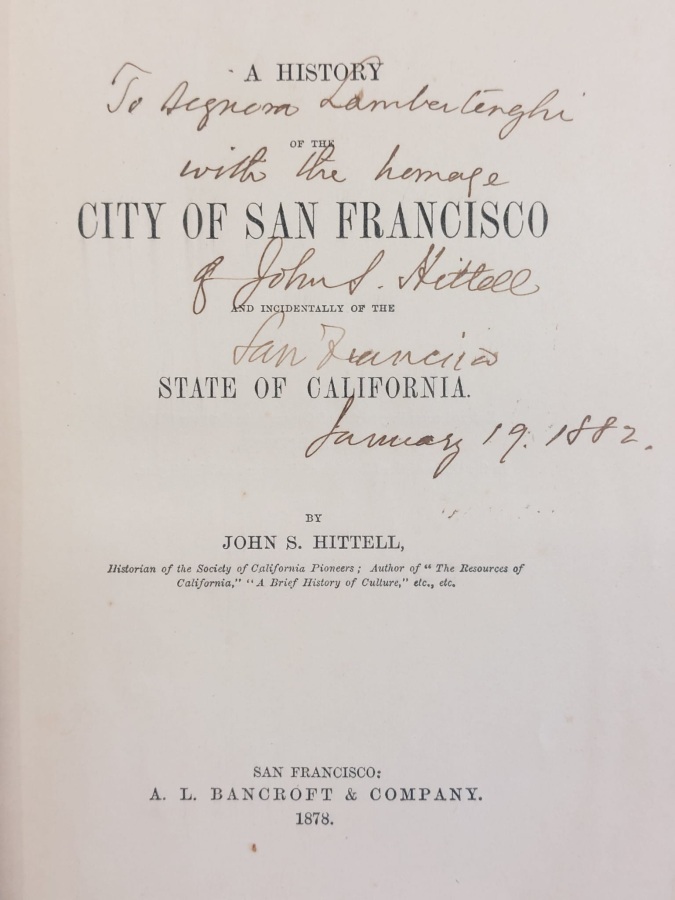A history of the city of San Francisco and incidentally …