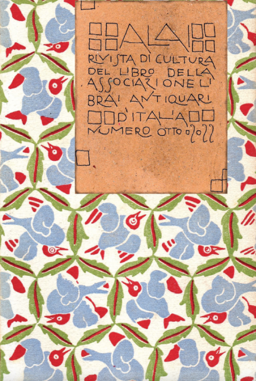 Alai. Rivista di cultura del libro. Numero 8 - Anno …