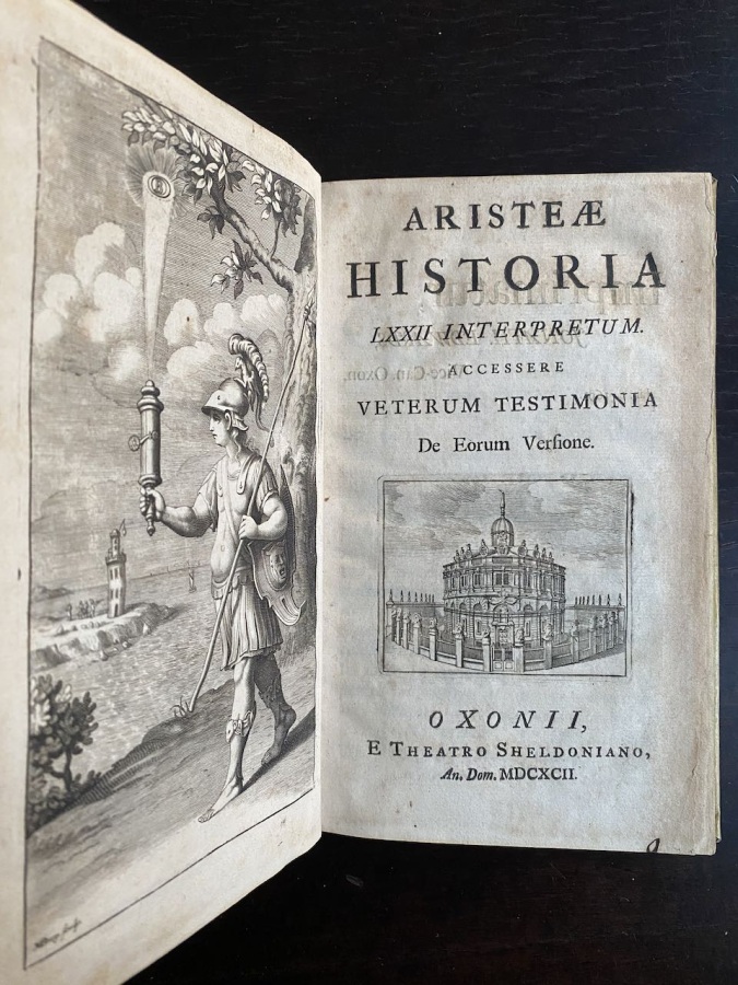 Aristeae Historia LXXII interpretum. Accessere veterum testimonia de eorum versione.