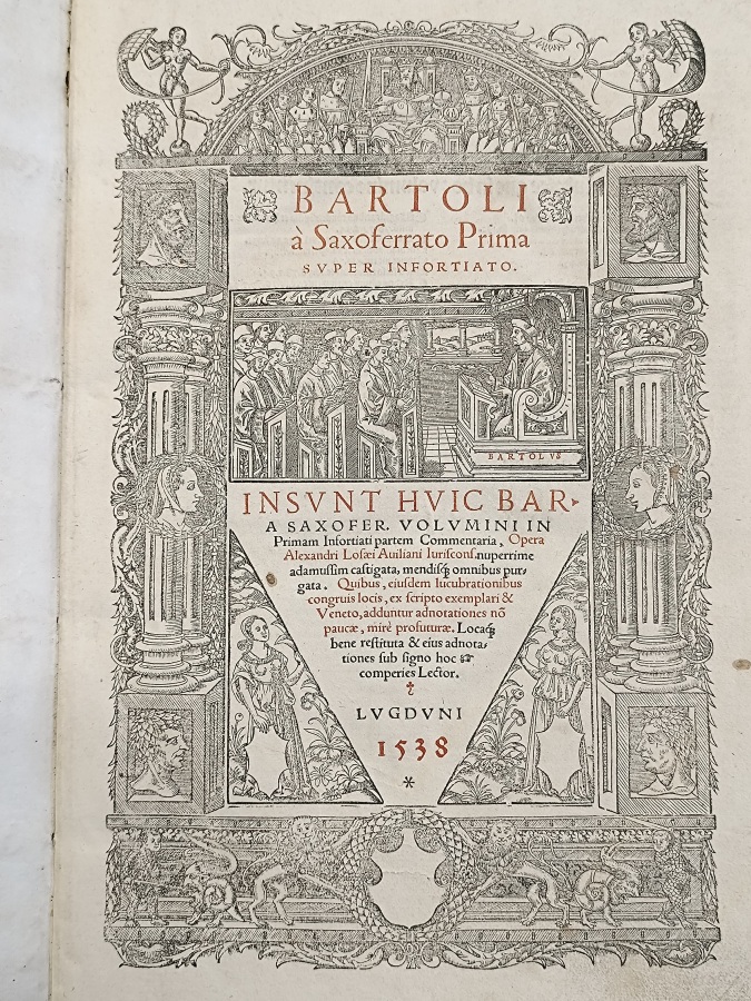 Bartoli à Saxoferrato. Prima [-Secunda] Super Infortiato.