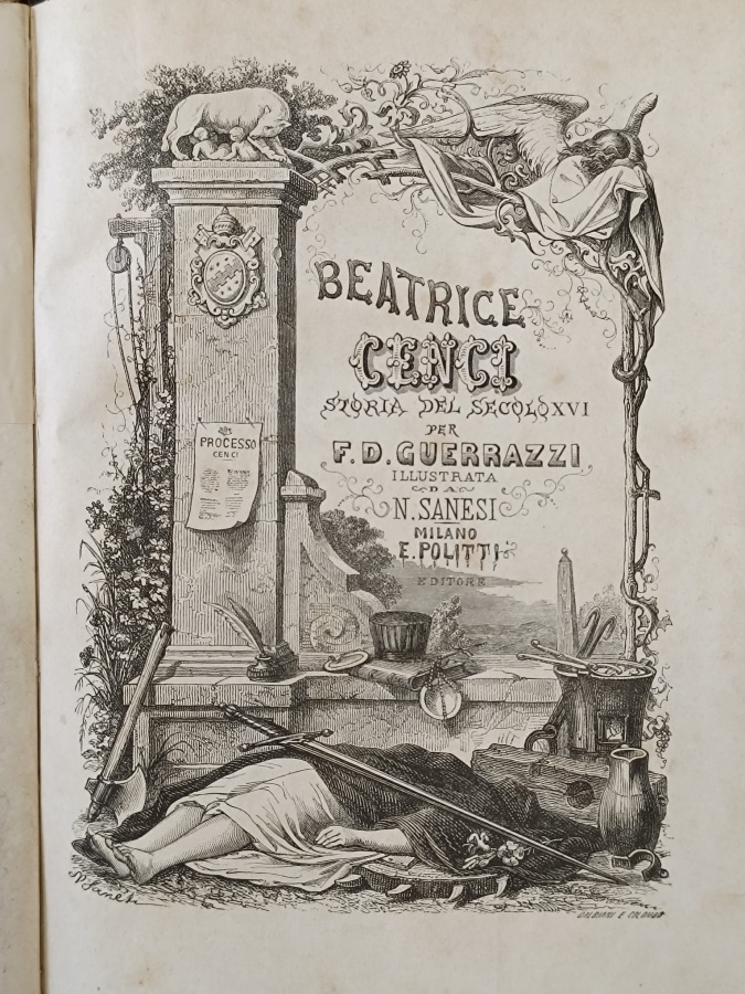 Beatrice Cenci. Storia del secolo XVI.