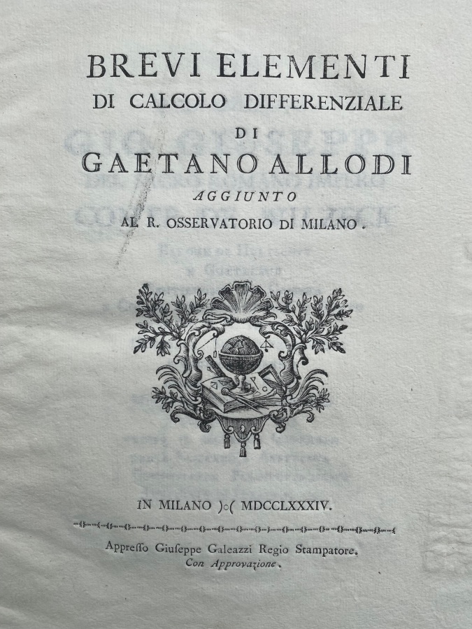 Brevi elementi di calcolo differenziale.