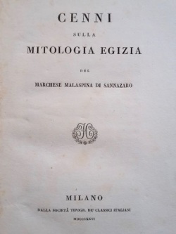 Cenni sulla mitologia egizia.