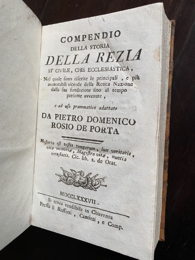 Compendio della storia della Rezia sì civile, che ecclesiastica, nel …