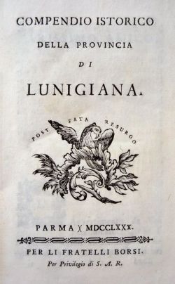Compendio storico della provincia di Lunigiana.