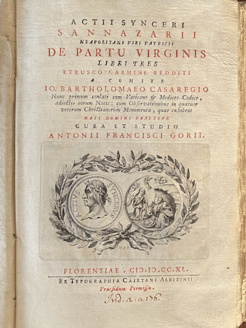 De partu Virginis libri tres [-Del parto della Vergine libri …