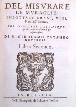 Dell'arte di misurare libri due, nel primo de' quali s'insegna …