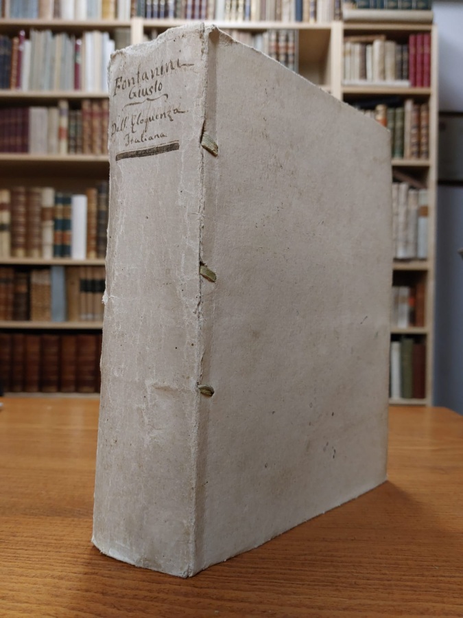 Della eloquenza italiana [.] libri tre novellamente ristampati. Nel Primo …