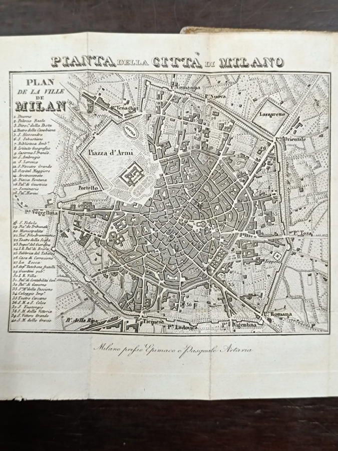 Description de la ville de Milan et de ses environs …