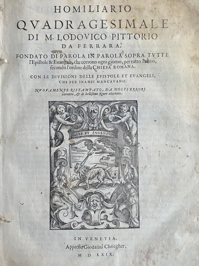 Homiliario quadragesimale fondato di parola in parola sopra tutte l'Epistole …